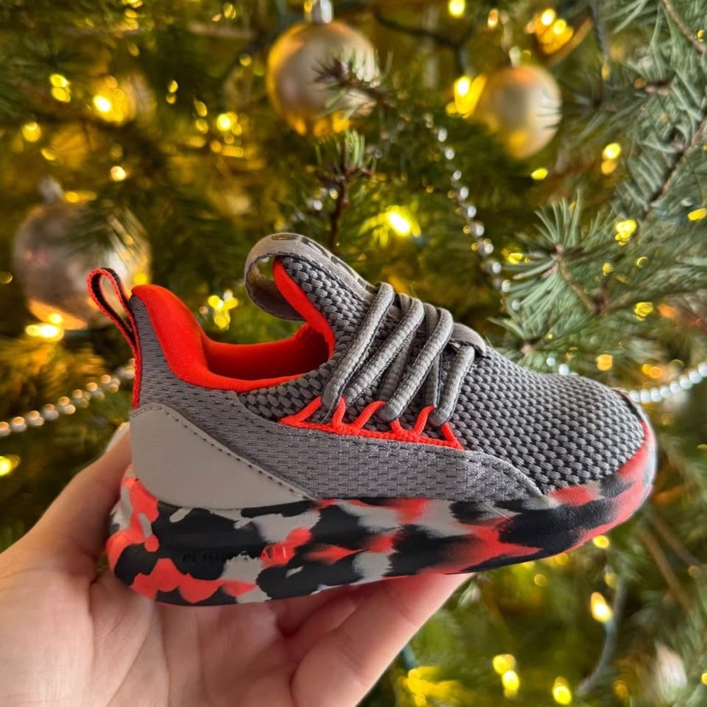 Adidas Baby Sneakers - Gray and Red